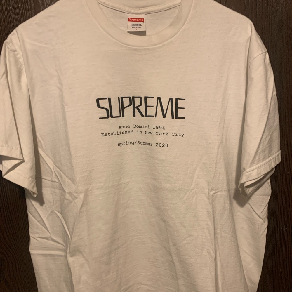 RARE Supreme Anno Domini Tee (Spring/ Summer 2020)